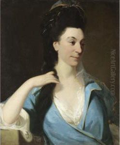 Ritratto Di Dama In Abito Azzurro