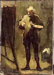 Self Portrait by Honore Daumier