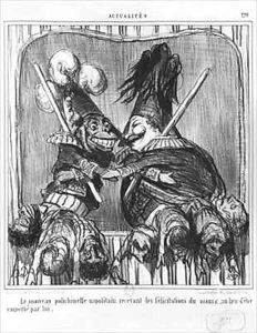 Series Actualites The new Neapolitan Buffoon 2 by Honore Daumier