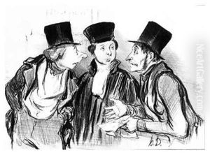 Law and Justice by Honore Daumier