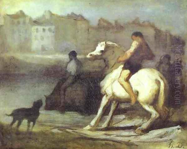 The Horses Drink - view 1
