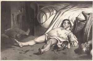 Transnonain Street by Honore Daumier