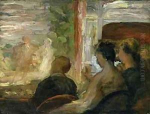 A Box at the Theatre by Honore Daumier