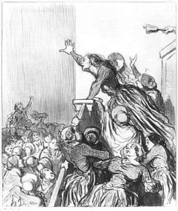 Series Les Divorceuses by Honore Daumier