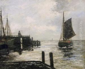 Fischerhafen An Der Nordsee by Carl Wilhelm Mosblech