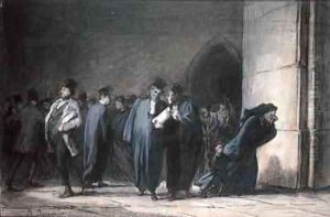 At the Palace of Justice by Honore Daumier
