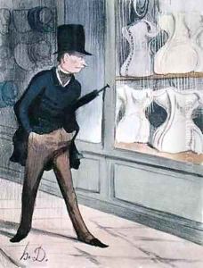 Its incredible I spy four sizes just like the women in my life Fifine my favourite that great whore Cocotte tall Mimi and my wife up there in the corner by Honore Daumier
