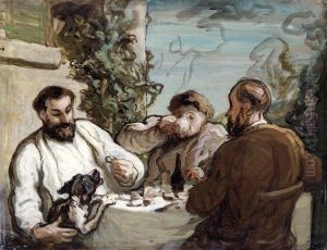 Lunch in the Country by Honore Daumier