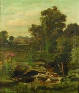 New England Stream by James Henry Moser