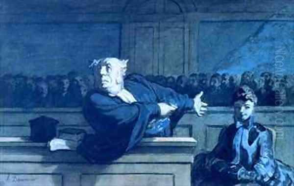 Scene at a tribunal - view 1