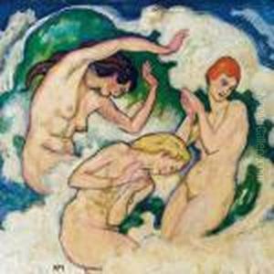 Drei Grazien by Kolo Moser