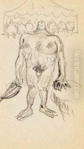 Studie Aus Skizzenbuch by Kolo Moser