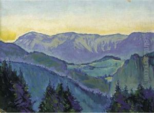 Landschaft Bei Semmering by Kolo Moser