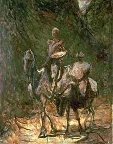 Sancho Panza and Don Quixote - view 1