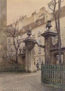 Derheiligenkreuzerhof In Wien by Richard Moser