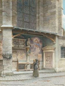 Die Armenseelen-nische An Der St. Stephanskirche
