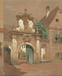 A Gate In Joching by Richard Moser