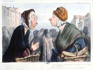 A nasty cold in the head by Honore Daumier