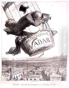 Nadar 1820-1910 elevating Photography to the height of Art by Honore Daumier