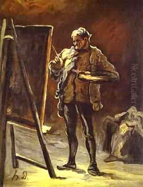 Artist In Front Of His Canvas 1870-1875 - view 1