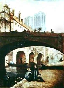 Notre Dame de Paris by Honore Daumier