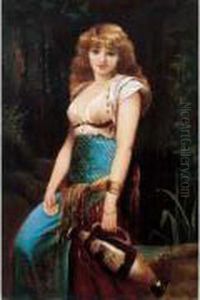 < Jeune Femme A La Fontaine >. < Jeune Femme A La Fontaine >.