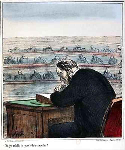 Caricature of a Deputy at the Assembly - view 1