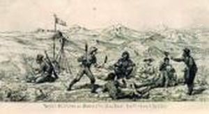 "notre Dejeuner Au Sommet Du Baudon Alt. 1263 Alp. Me" by Alexis Mossa