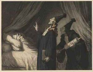 Le Malade Imaginaire 2 by Honore Daumier
