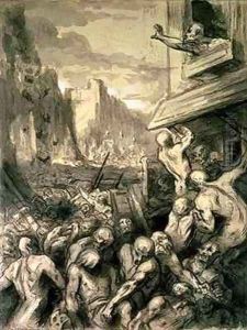 The Destruction of Sodom by Honore Daumier