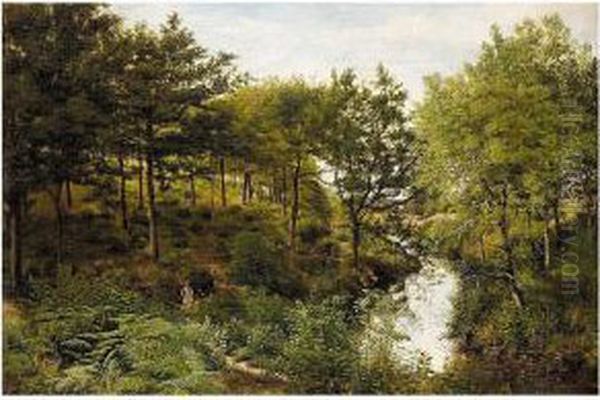 The Woodland Stream - view 1