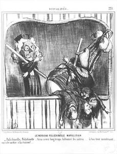 Series Actualites The new Neapolitan Buffoon by Honore Daumier