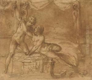 Tarquin Et Lucrece by Raffaello Motta