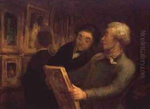 The Amateur Painter by Honore Daumier
