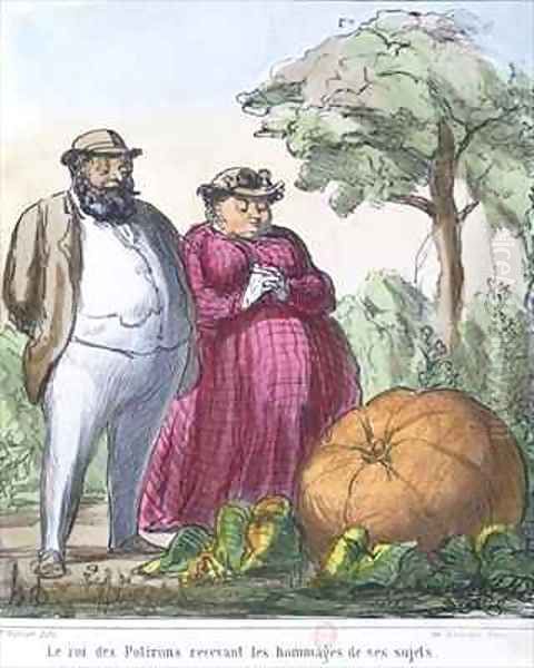 The King of Pumpkins receiving the homage of his subjects - view 1