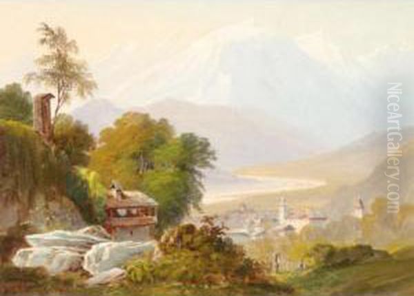 Le Mont Blanc; Le Lac De Brienz - view 1