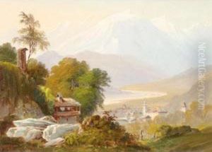Le Mont Blanc; Le Lac De Brienz by Luc Henri Mottu