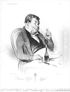 Series Galerie physionomique Bordeaux Laffite by Honore Daumier