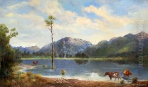 Lake Poerua by John Elder Moultray
