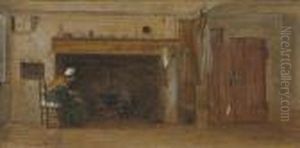 The Mount Kitchen, Stony Brook by William Sidney Mount