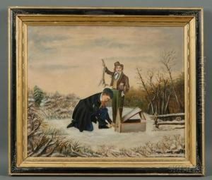 Catching Rabbits. by William Sidney Mount
