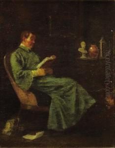 Portrait Of A Man Reading