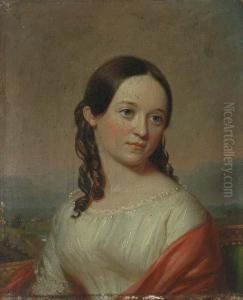Portrait Of Ruth Francis Seabury by William Sidney Mount