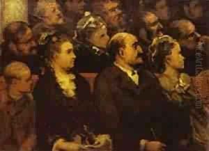 French Theatre 1857-60 by Honore Daumier