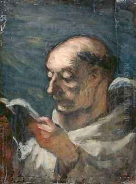 Monk Reading - view 1