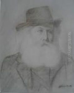 Portrait De Vieil Homme by Alphonse Moutte