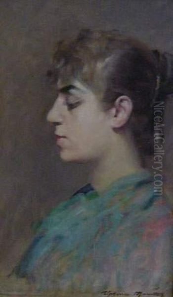 Portrait De Jeune Fille. - view 1