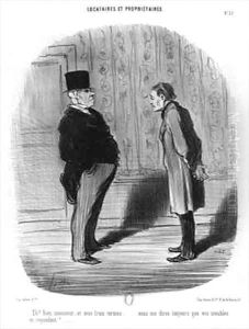 Well Sir what about my three terms by Honore Daumier