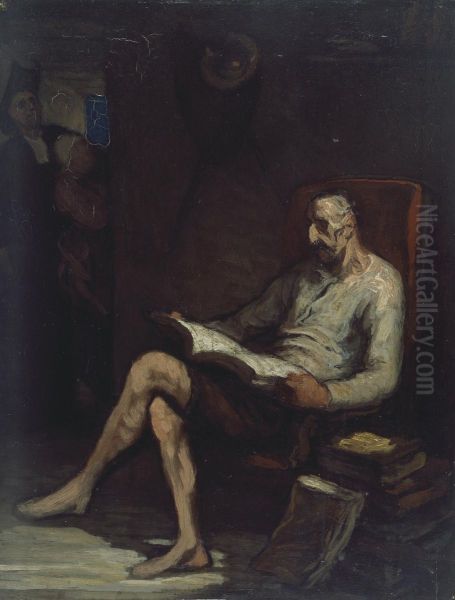 Don Quixote Reading - view 1