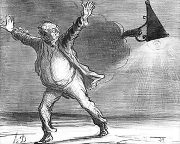 Series Actualites the comet Monsieur Babinet decides to personally shut down the sun in order to fulfil his predictions - view 1